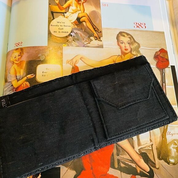 ♥️ VERY RARE 1940/50s Vintage Austrian crystal rhinestone billfold/wallet - Picture 8 of 11